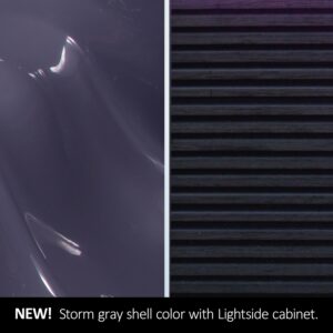 Storm Gray / Grau gerippt