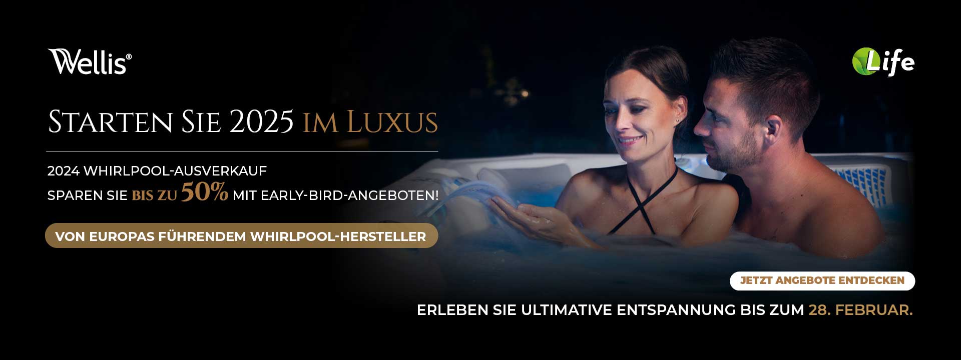 Start 2025 in Luxury 2024 Hot Tubs Clearance basic DE 1920 x 720